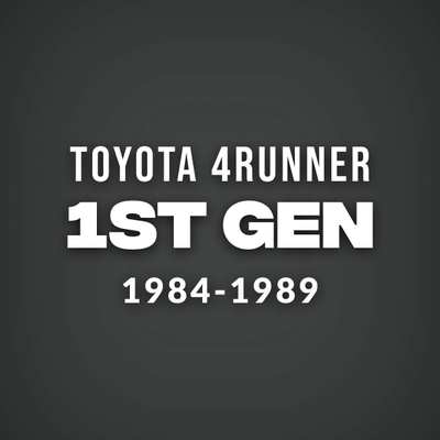 1ST GEN TOYOTA 4RUNNER ACCESSORIES (1984-1989)