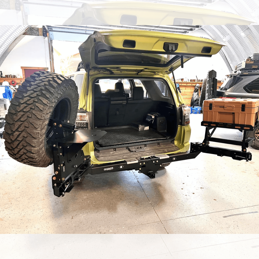 2003-2009 Lexus GX470 Modular Hitch Mounted Tire/Accessory Carrier - Dual Swing