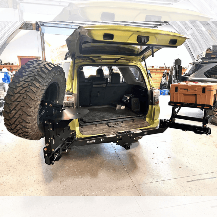 2003-2009 Lexus GX470 Modular Hitch Mounted Tire/Accessory Carrier - Dual Swing