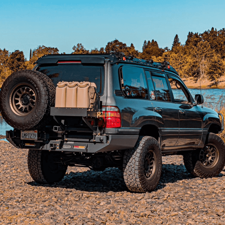 2003-2009 Lexus GX470 Triple Jerry Can Basket Swing-Out