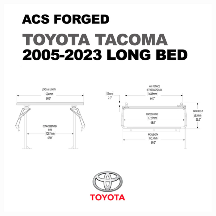 2005-2023 Toyota Tacoma Active Cargo System | FORGED