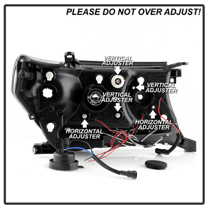 2008-2011 Toyota Land Cruiser Projector Headlights | Spyder Signature