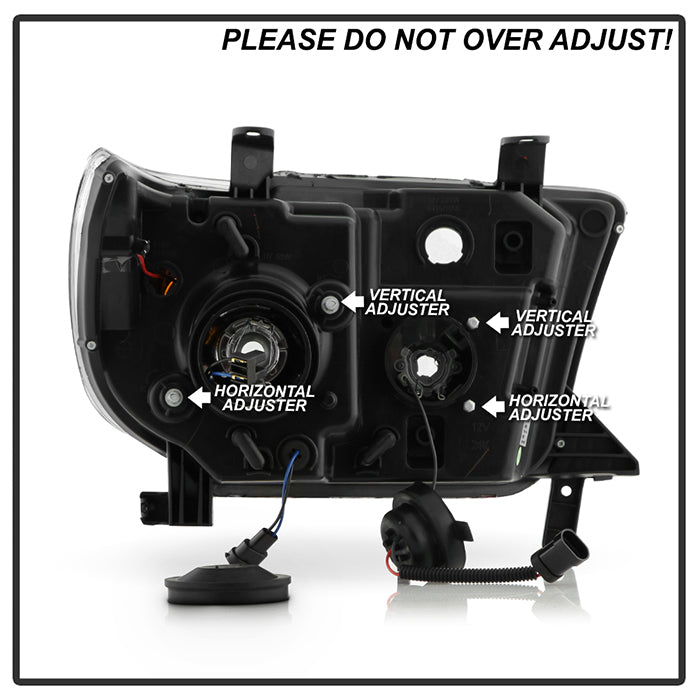 2008-2013 Toyota Sequoia Projector Headlights  | Spyder Signature  | Version 2
