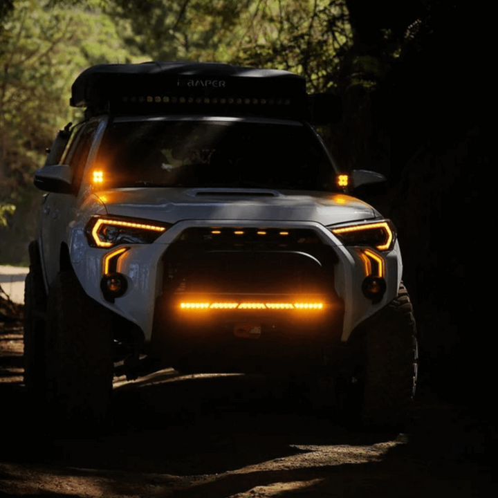 2014+ Toyota 4Runner LED DRL Fang Light Bezel Kit