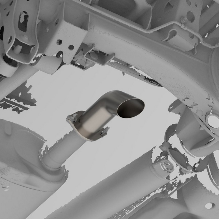 2024+ Toyota Tacoma Titanium Axle Dump Exhaust Tip