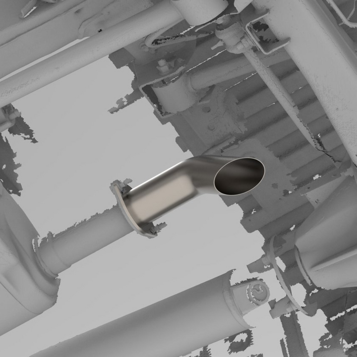 2024+ Toyota Tacoma Titanium Axle Dump Exhaust Tip