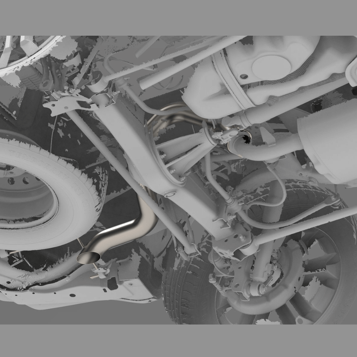 2025+ Toyota 4Runner Titanium Axle Dump Exhaust