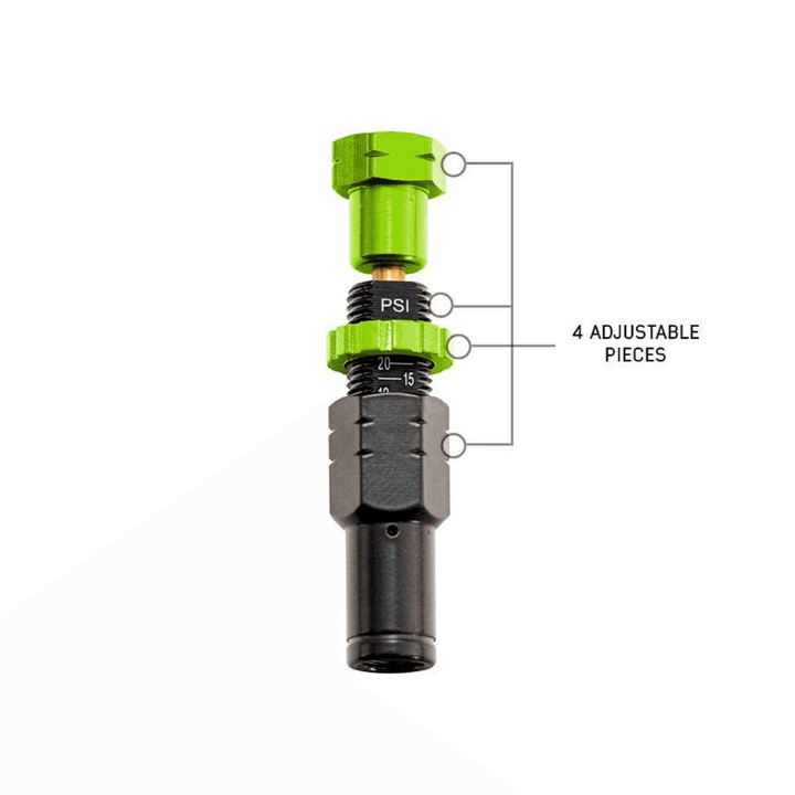 4 Piece Adjustable Tire Deflator Kit & Storage Bag | PSI 10-30 Lbs.