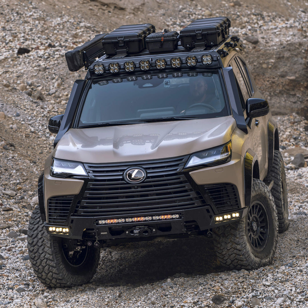 Low-profile Front Winch Bumper Fits 2022+ Lexus LX600 / 2024+ LX700h