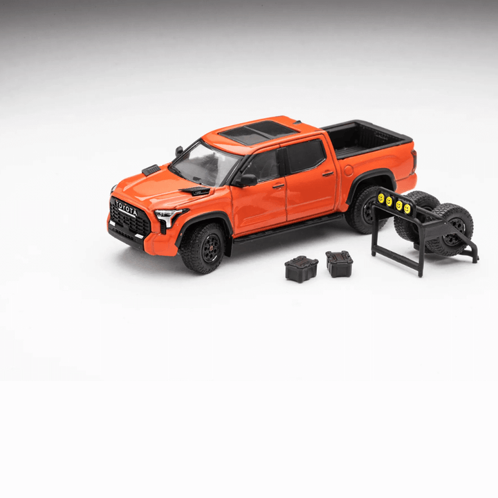 Toyota Tundra TRD PRO Exclusive GCD 1/64 Solar Octane with accessories