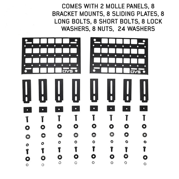 Under Side Door Molle Panels (Pair) for Expedition Truck Cap