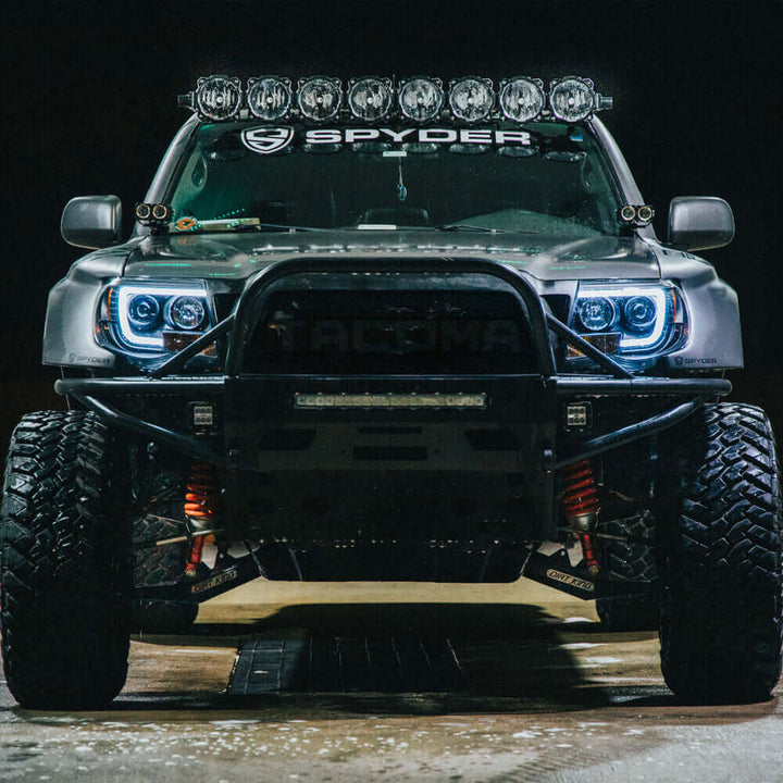 2005-2011 Toyota Tacoma LED Projector Headlights Light Bar DRL