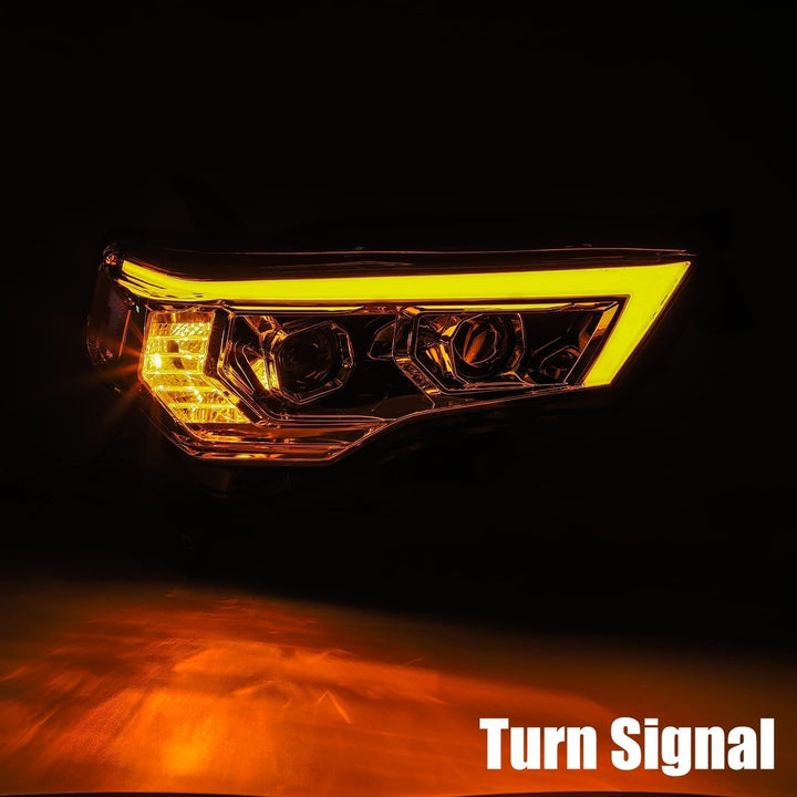2014-2020 Toyota 4Runner PRO-Series Projector Headlights Chrome