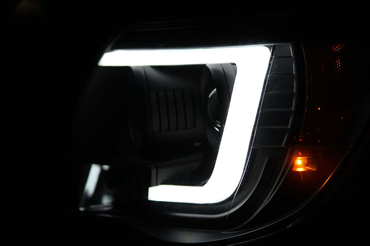 2005-2011 Toyota Tacoma LED Projector Headlights Light Bar DRL