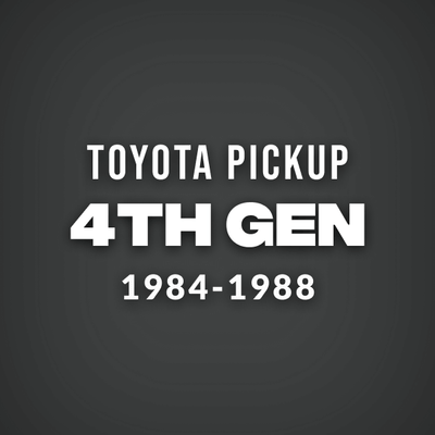 4TH GEN TOYOTA PICKUP ACCESSORIES (1984-1988)