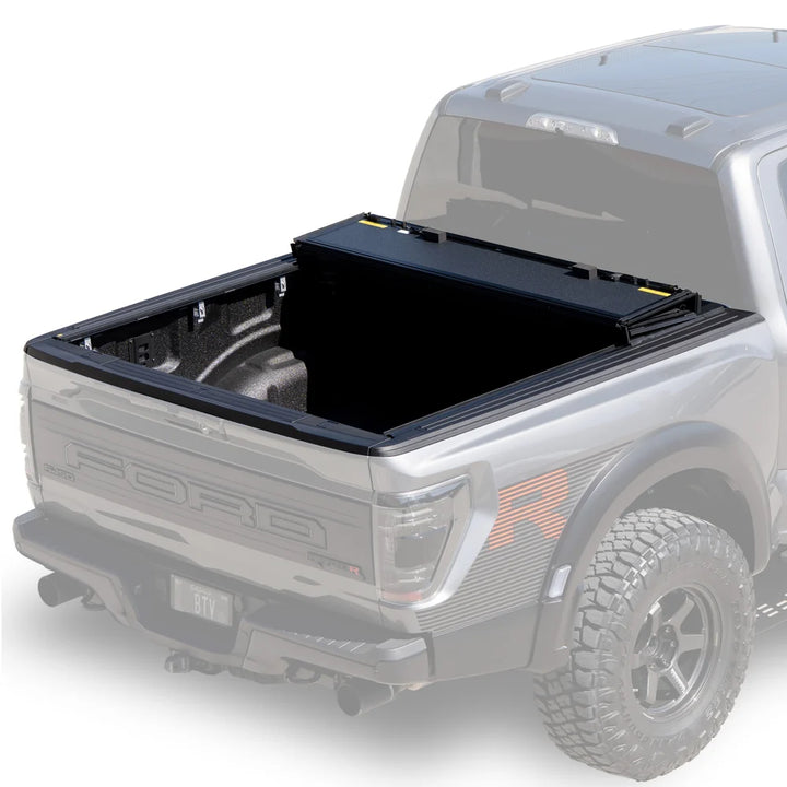 QuadAxis Pro Series Quad-Fold Flip Up Tonneau Cover for 2024+ Toyota Tacoma - 5' Bed