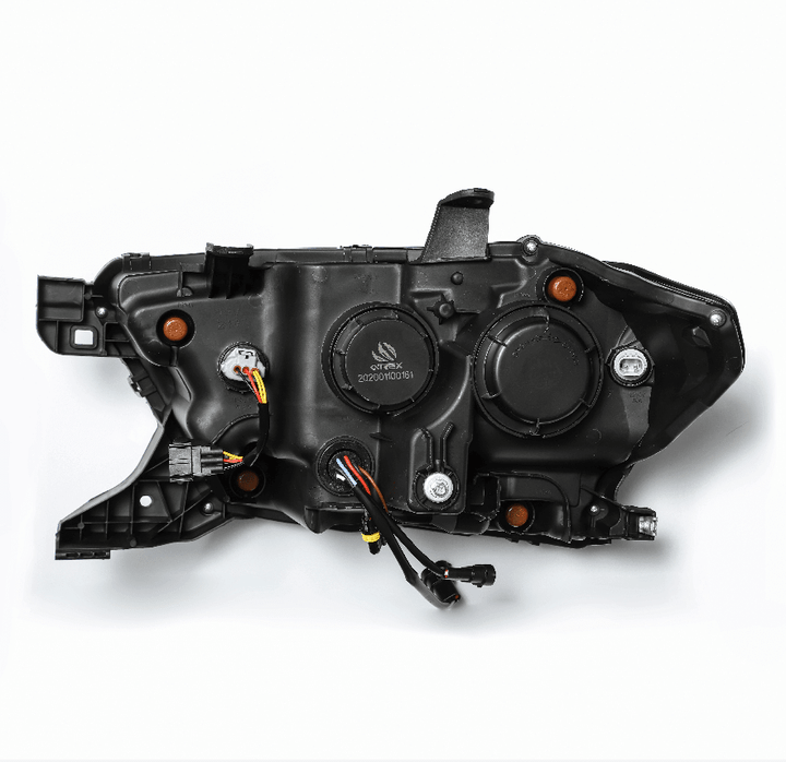 TCMBST TRD Pro-Style LED Headlights | Clear DRL - BLACK Fits 2016-2023 Toyota Tacoma