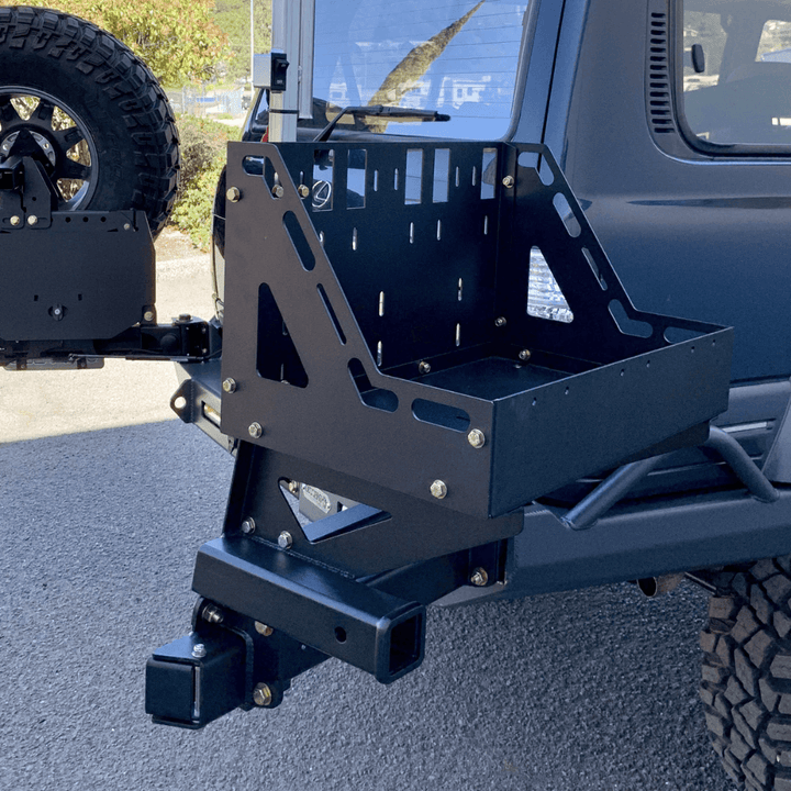 1998-2007 Toyota Land Cruiser 100 Triple Jerry Can Basket Swing-Out