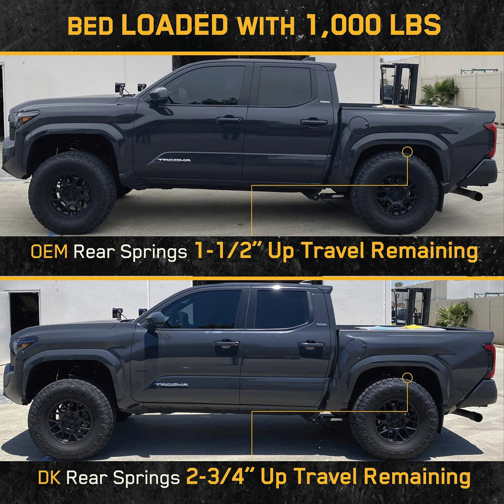 1" Rear Springs Fits 2024+ Toyota Tacoma