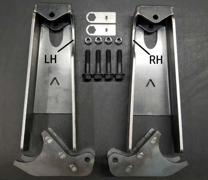 Shock Relocation - Trail Series - 2.0" x 12" to 14" fits 2005-2023 Toyota Tacoma