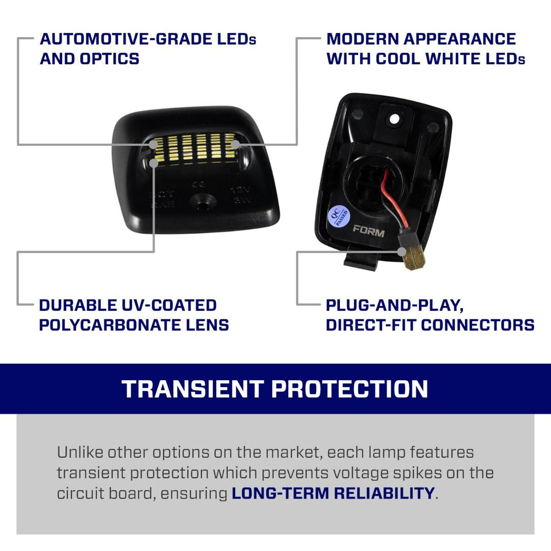 2000-2013 Toyota Tundra LED License Plate Lights [Pair]