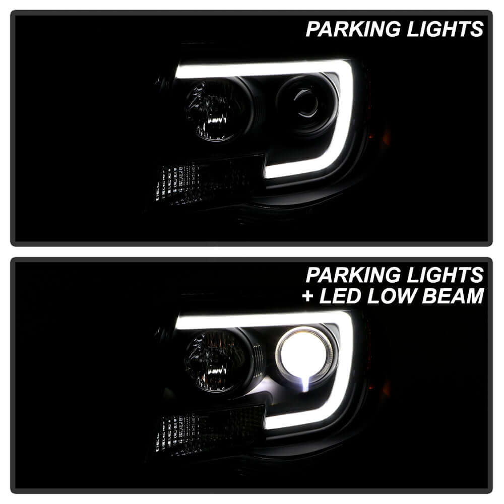 2005-2011 Toyota Tacoma Projector Headlights Light Bar DRL