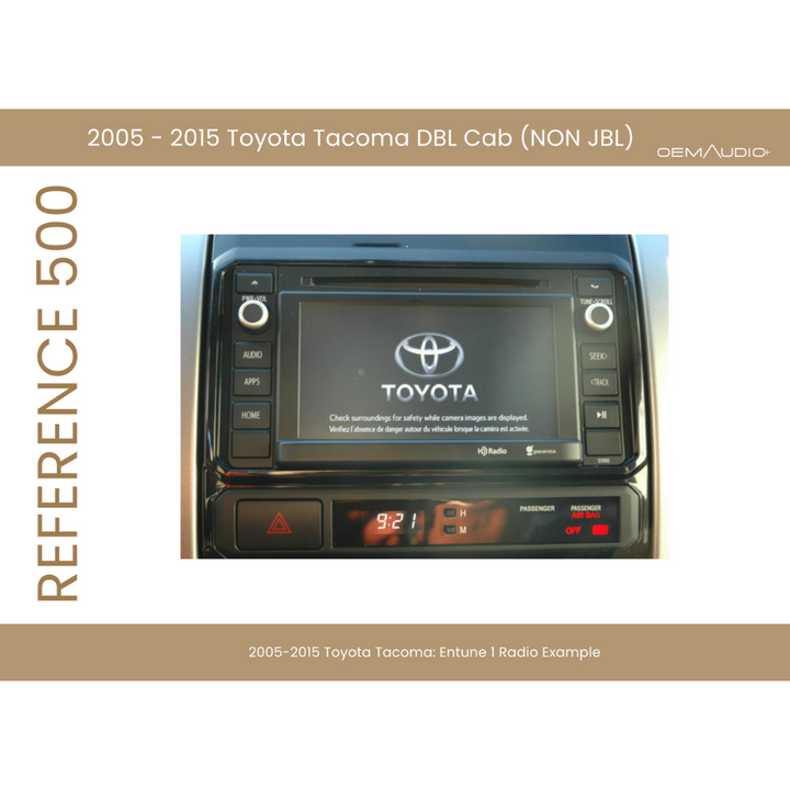 2005-2015 Toyota Tacoma | Access Cab Sound System | Reference 500