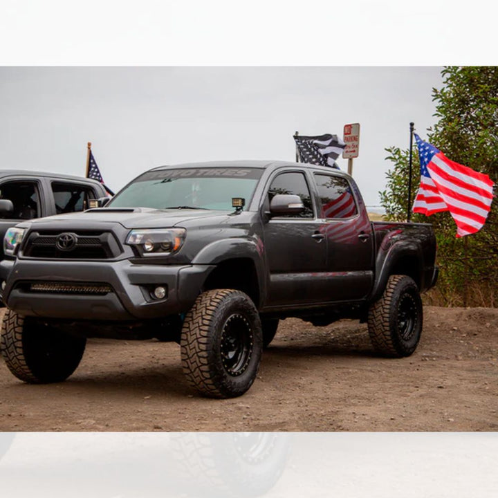 2005-2015 Toyota Tacoma LED Ditch Light Brackets Low Profile