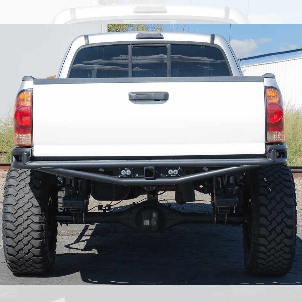 Black Diamond Series" High Clearance Rear Bumper Fits 2005-2015 Toyota Tacoma