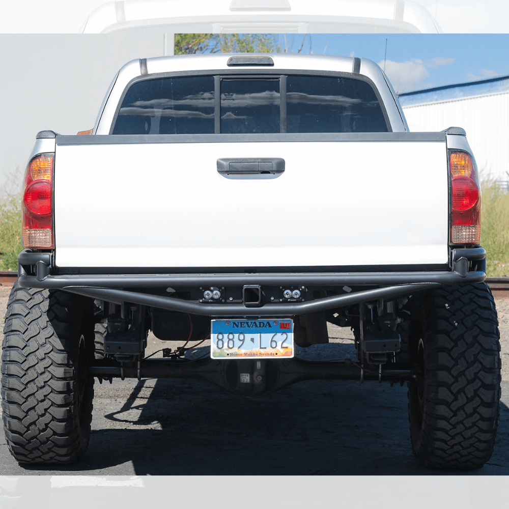 Black Diamond Series" High Clearance Rear Bumper Fits 2005-2015 Toyota Tacoma