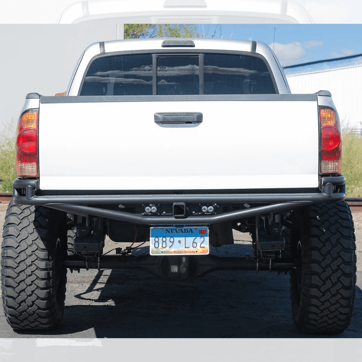 Black Diamond Series" High Clearance Rear Bumper Fits 2005-2015 Toyota Tacoma