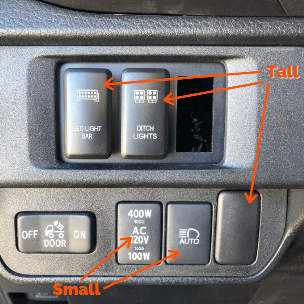 2005-2023 Toyota Tacoma OEM Small Style Switch