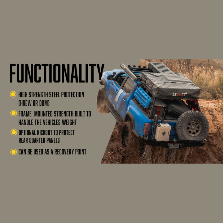 2005-2023 Toyota Tacoma Trail Bolt-On Rock Sliders