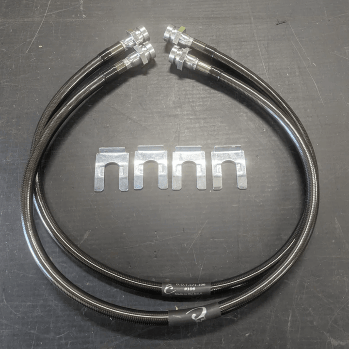 2005-2023 Toyota Tacoma Extended Rear Brake Line Hose Pair