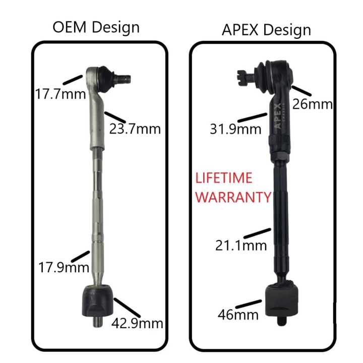 2005-2023 Toyota Tacoma Tie Rod Kit - Kit100