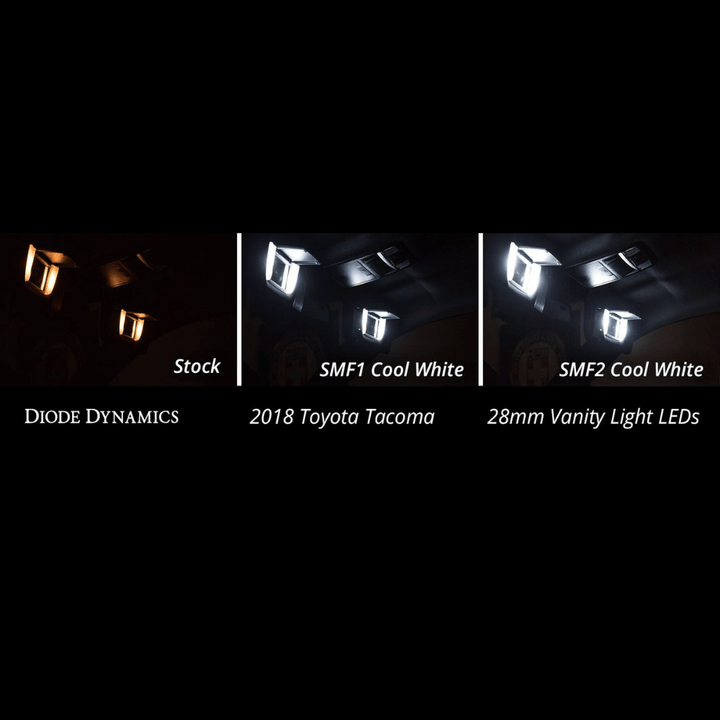2005-2023 Toyota Tacoma Vanity Light LEDs (four)