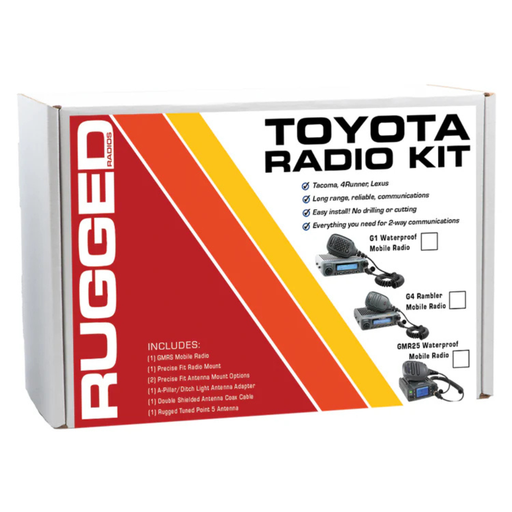 2005+ Toyota Tacoma Two-Way GMRS Mobile Radio Kit
