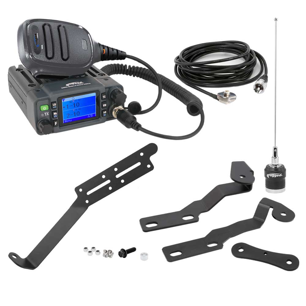 2005+ Toyota Tacoma Two-Way GMRS 25 Mobile Radio Kit