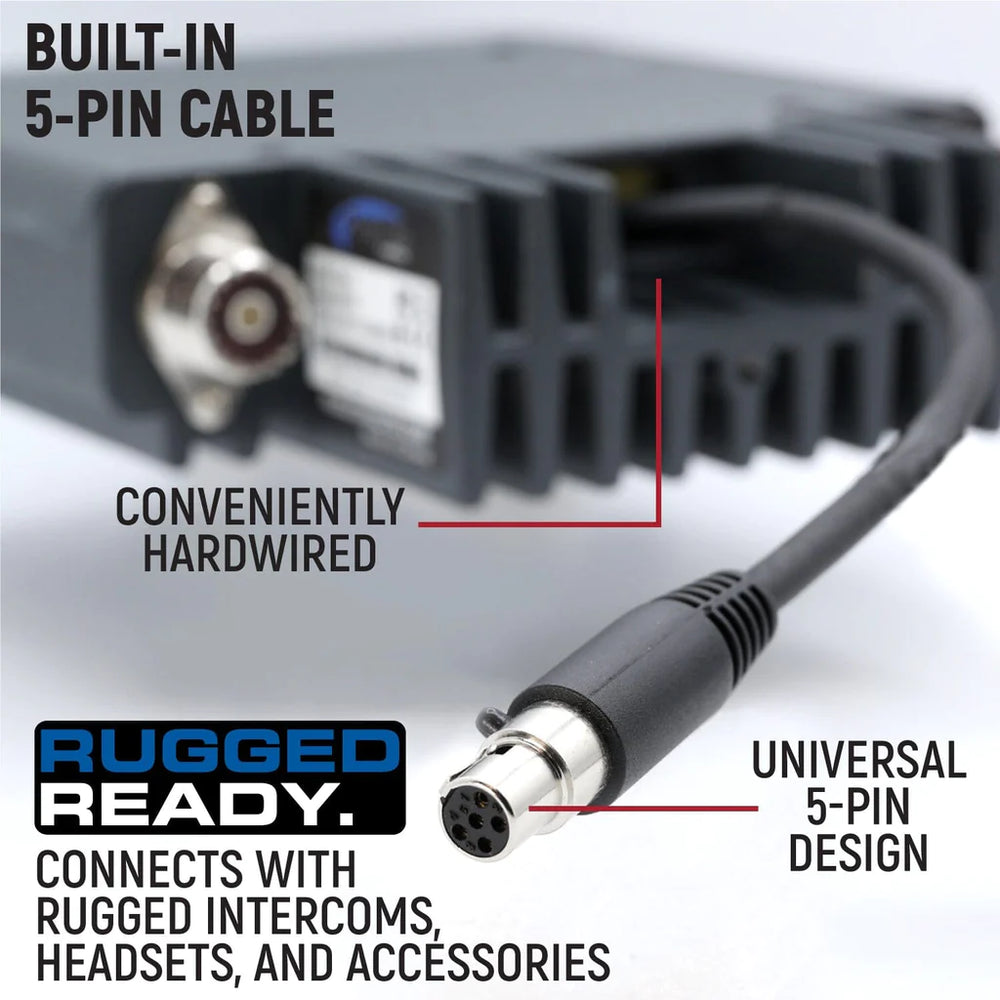 2005+ Toyota Tacoma Two-Way GMRS 25 Mobile Radio Kit