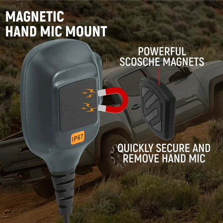 2005+ Toyota Tacoma Two-Way GMRS 25 Mobile Radio Kit