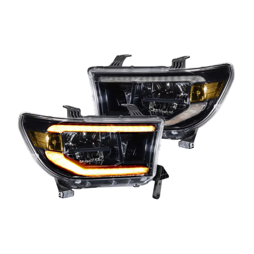 2007-2013 Toyota Tundra XB LED Headlights (Amber DRL)