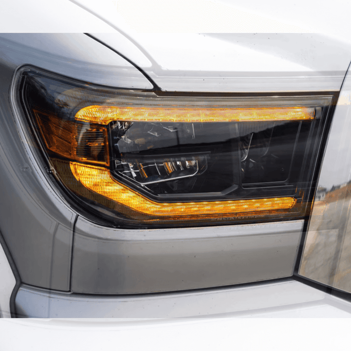 2007-2013 Toyota Tundra XB LED Headlights (Amber DRL)