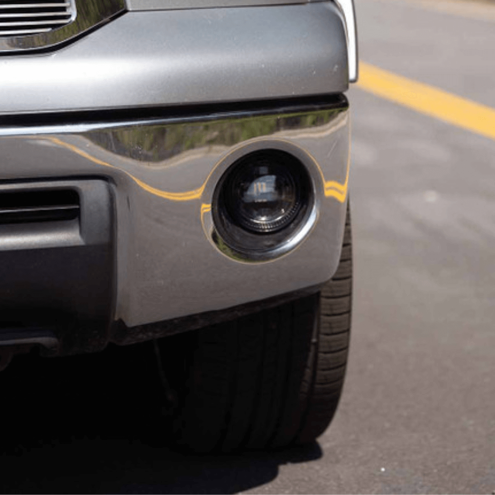 Evan-Fischer Front Fog Light Assembly Set For Toyota Tacoma 2005-2011 & Sequoia 2008-2017 - With Bulbs
