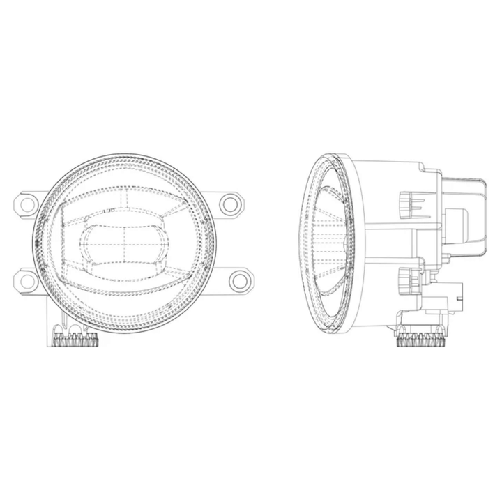 2010-2023 Toyota 4Runner DoubleTap Dual Color LED Projector Fog Lights