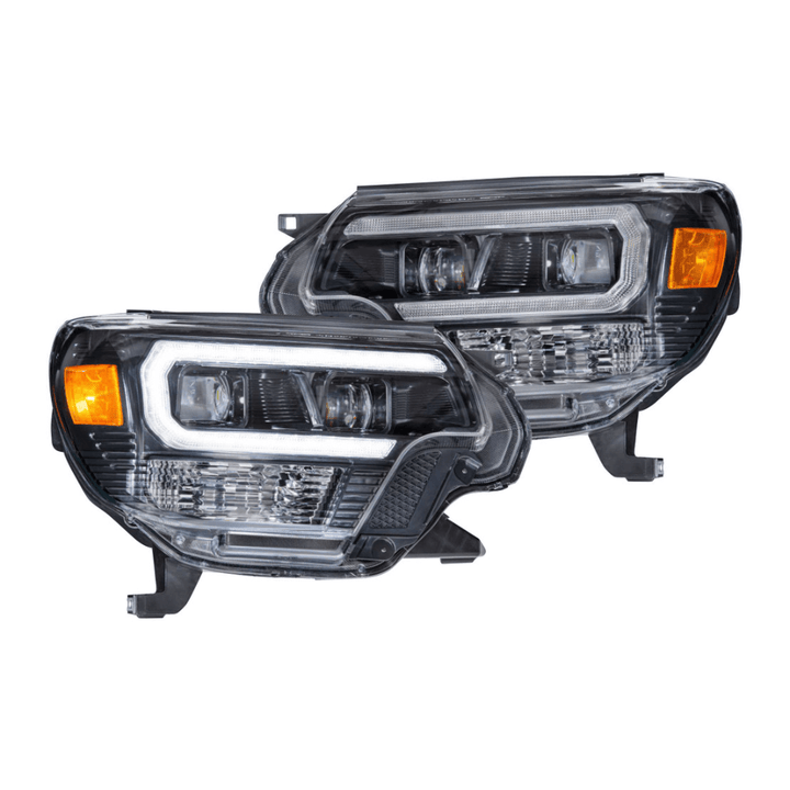 2012-2015 Toyota Tacoma XB Hybrid LED Headlights | White or Amber DRL