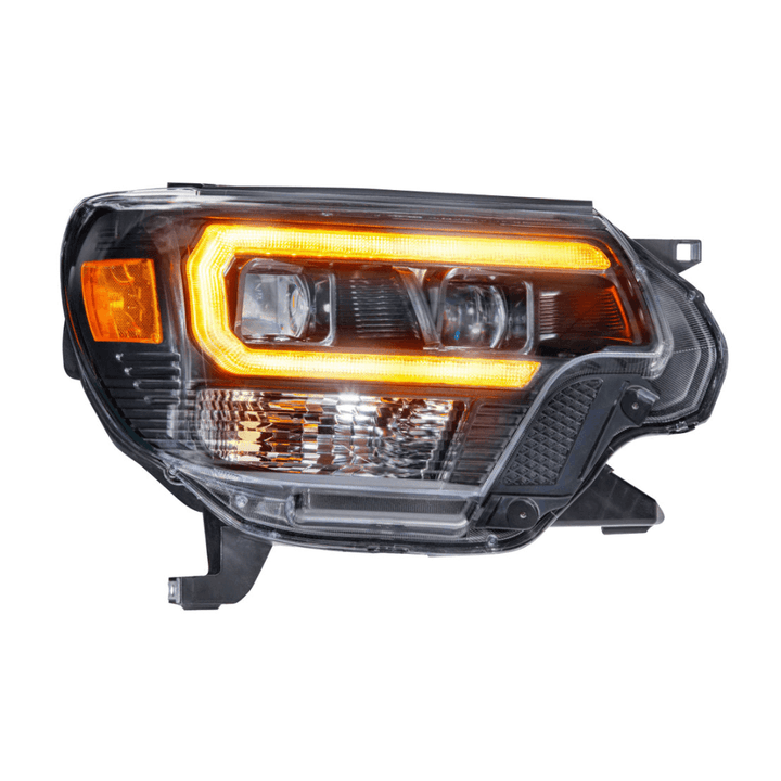 2012-2015 Toyota Tacoma XB Hybrid LED Headlights | White or Amber DRL