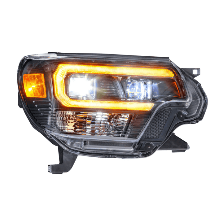 2012-2015 Toyota Tacoma XB Hybrid LED Headlights | White or Amber DRL