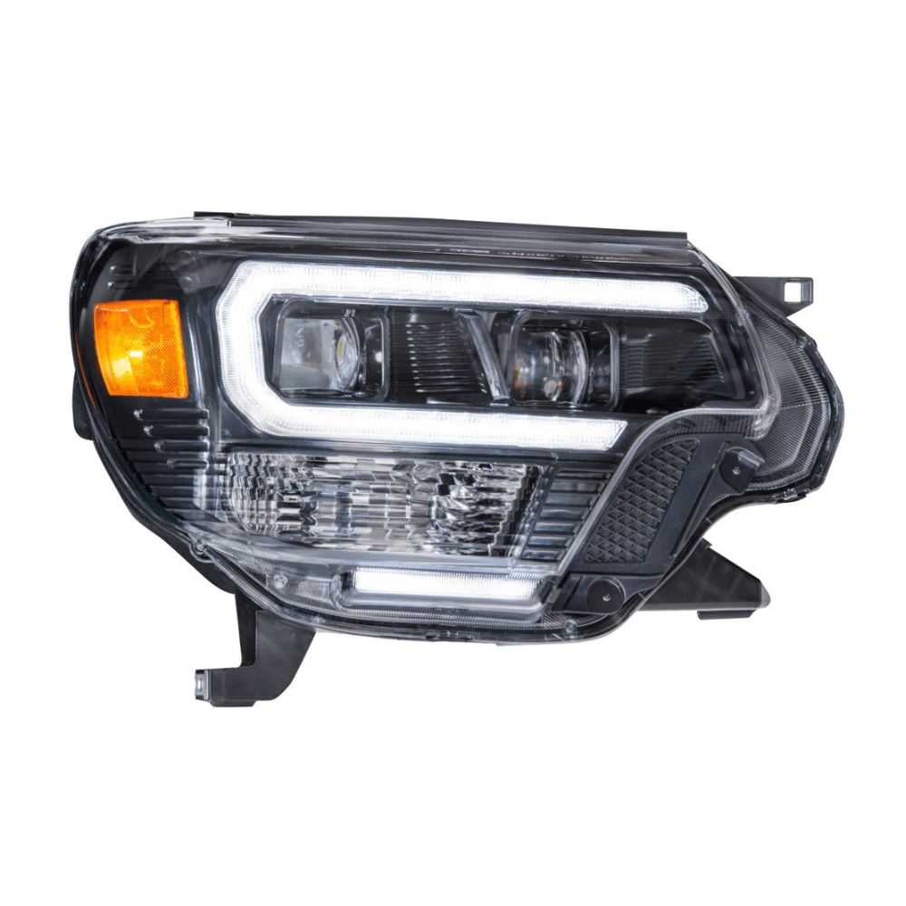 2012-2015 Toyota Tacoma XB Hybrid LED Headlights | White or Amber DRL