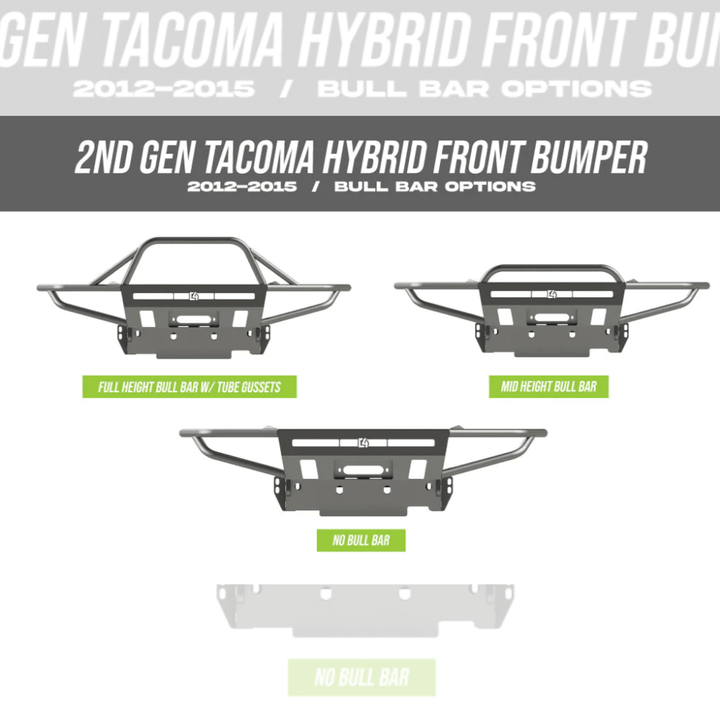 2012-2015 Toyota Tacoma Hybrid Front Bumper