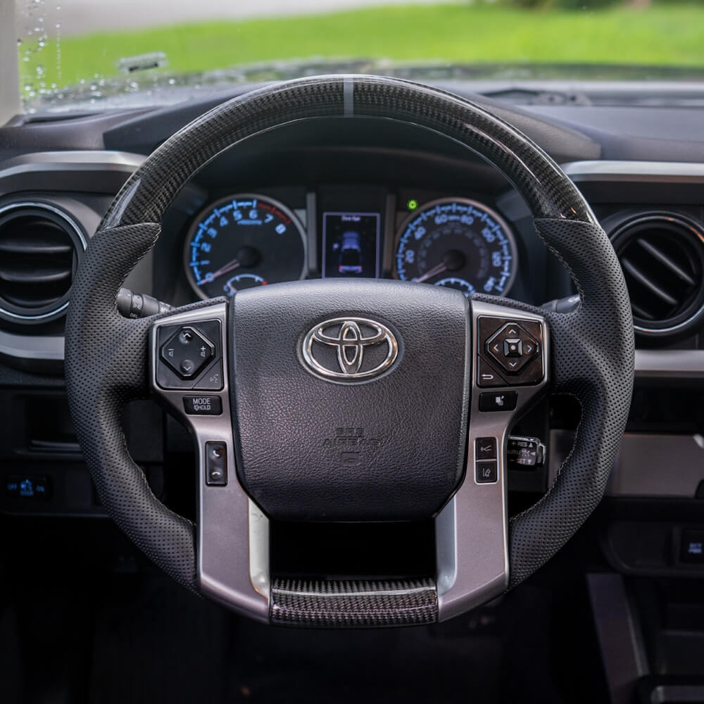 Carbon Fiber Gear Indicator Stickers For 2016-2020 Toyota Tacoma – Center Console Decals